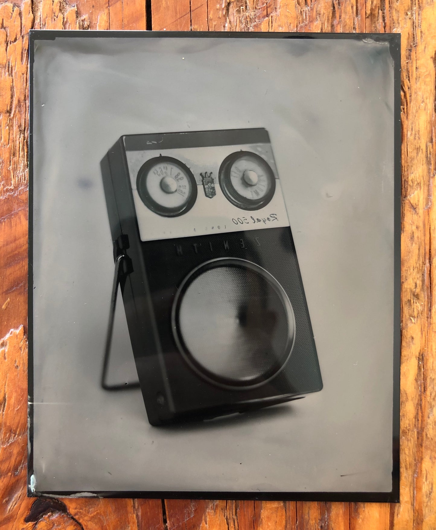 Listen - 4x5 Tintype